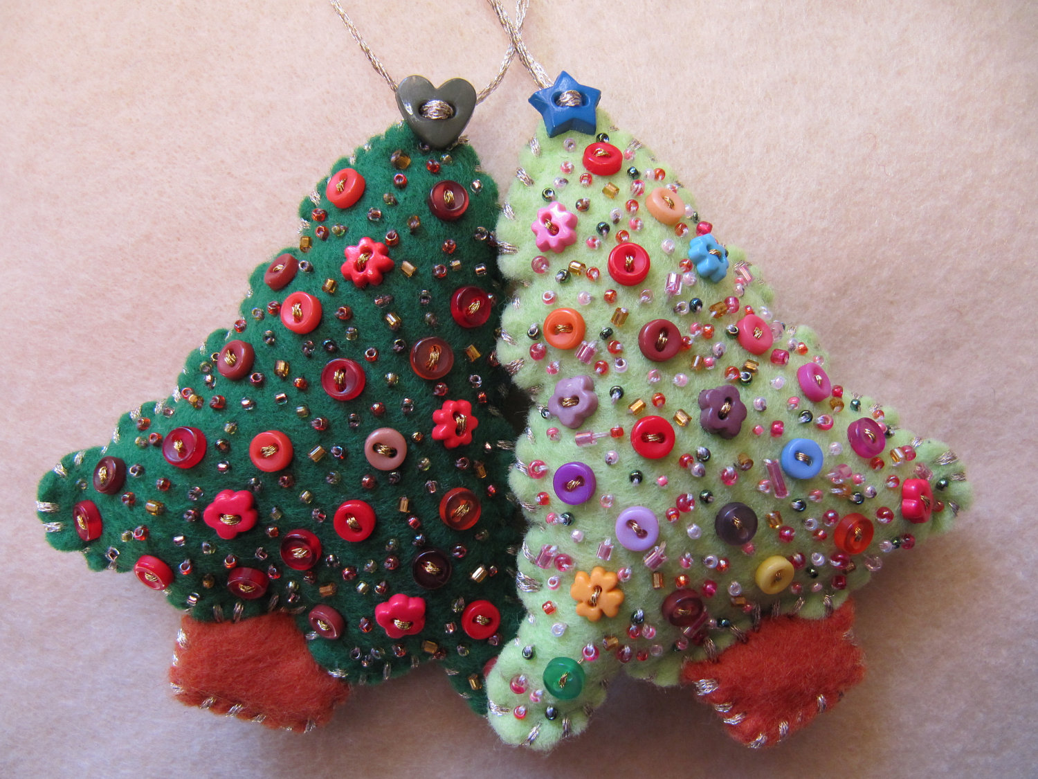 Beaded Christmas Ornament 6