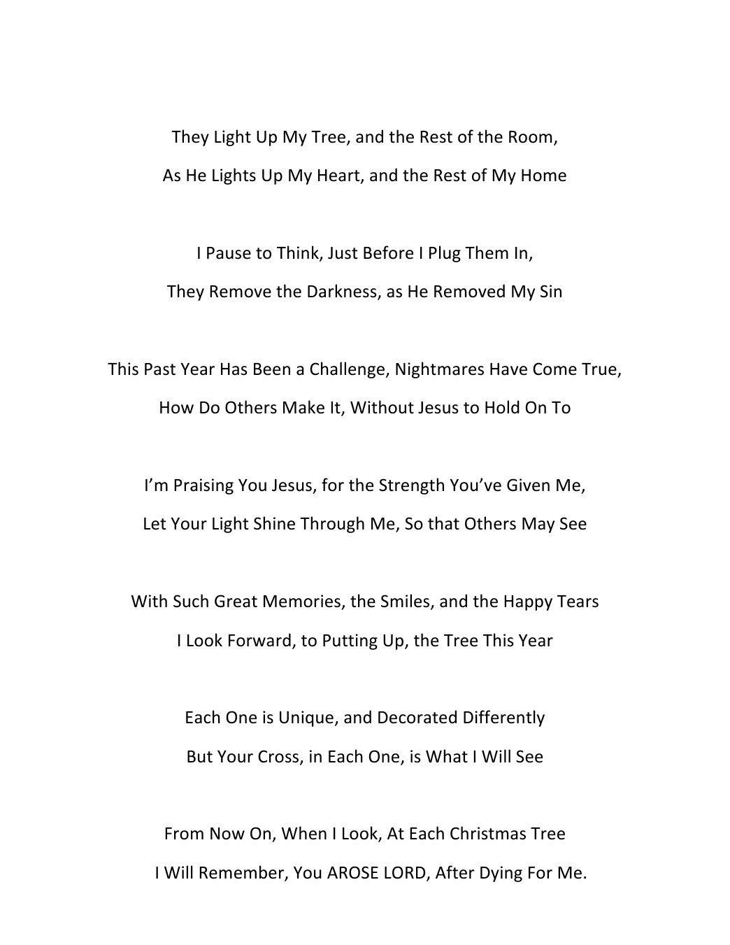 Christmas Poem 8