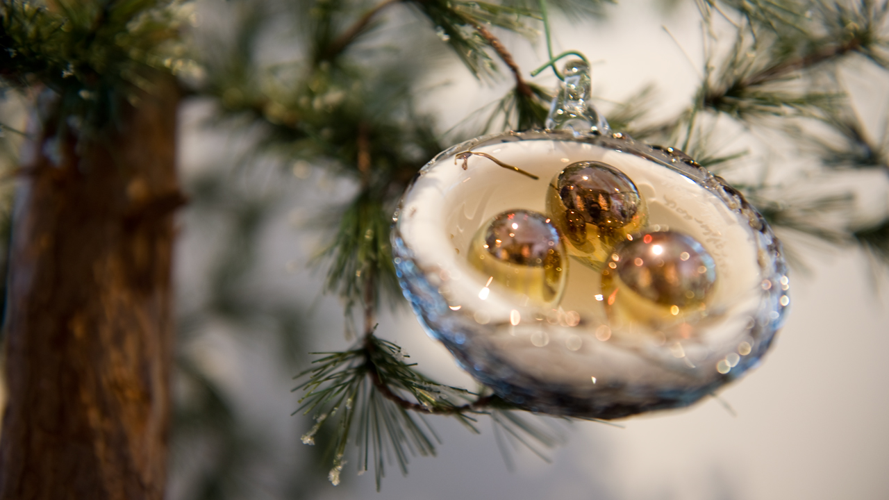 Glass Christmas Ornament 14
