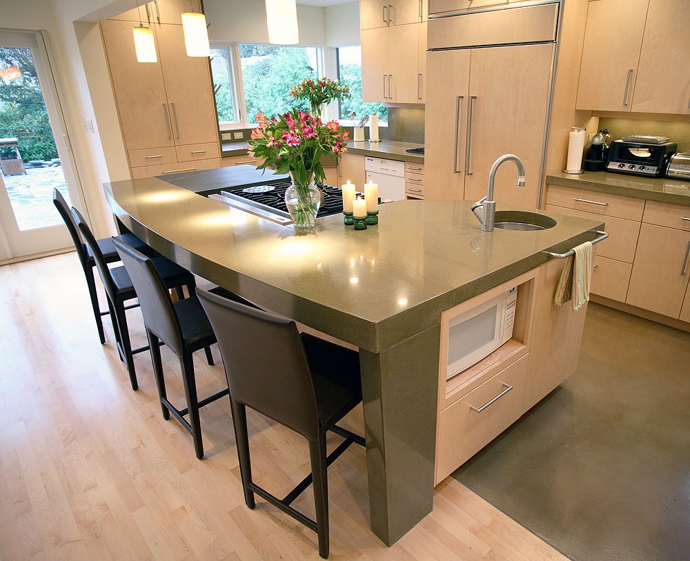 kitchen countertops colour and design