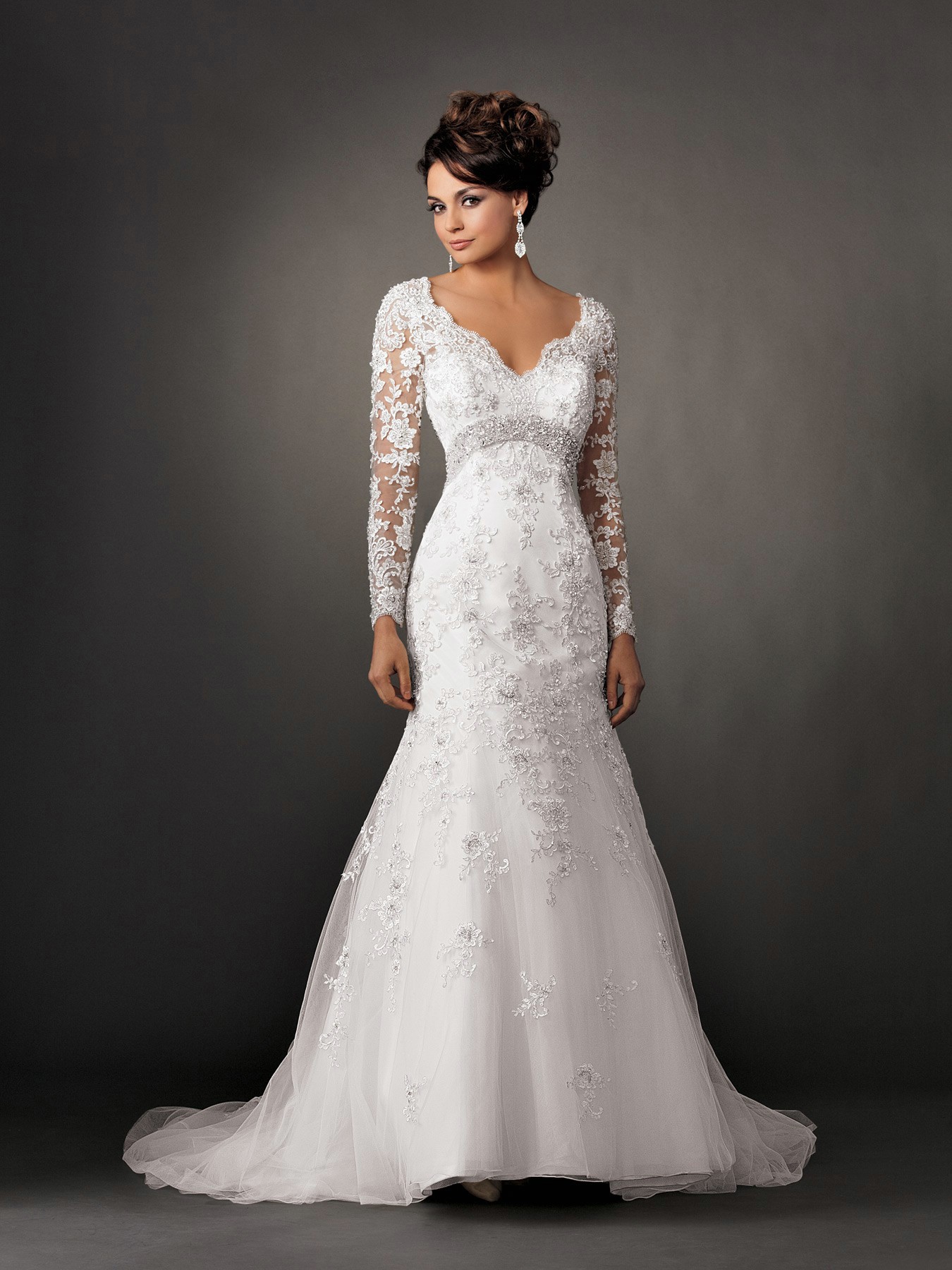 Lace Wedding Dress with Sleeves