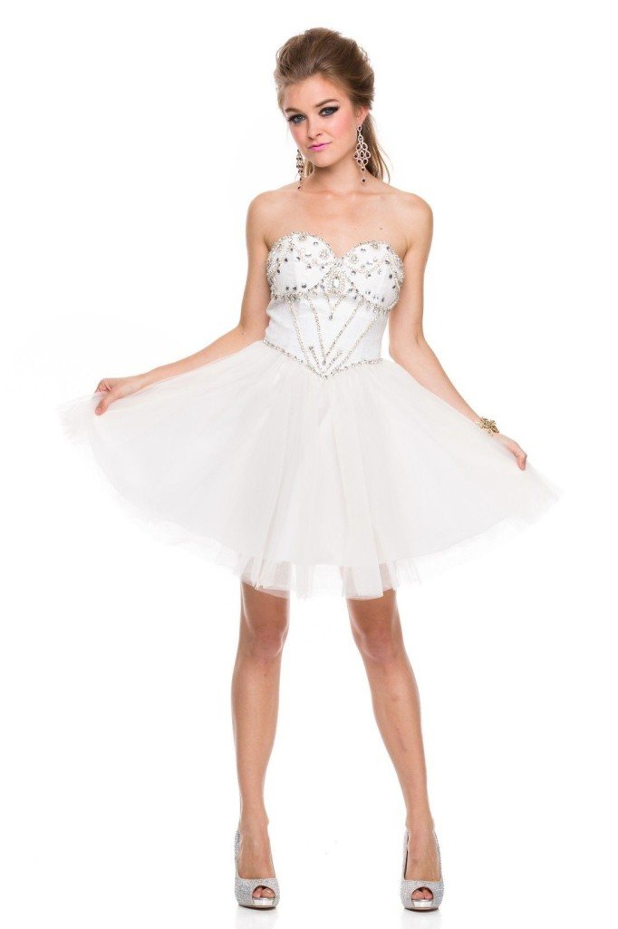 20 Beautiful White Prom Dresses MagMent