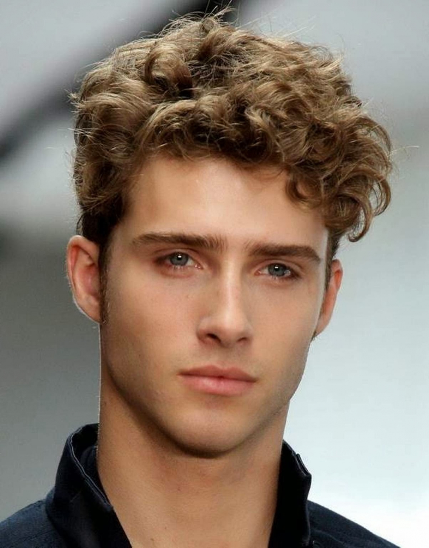 2016 Short Hairstyles for Curly Hair Men