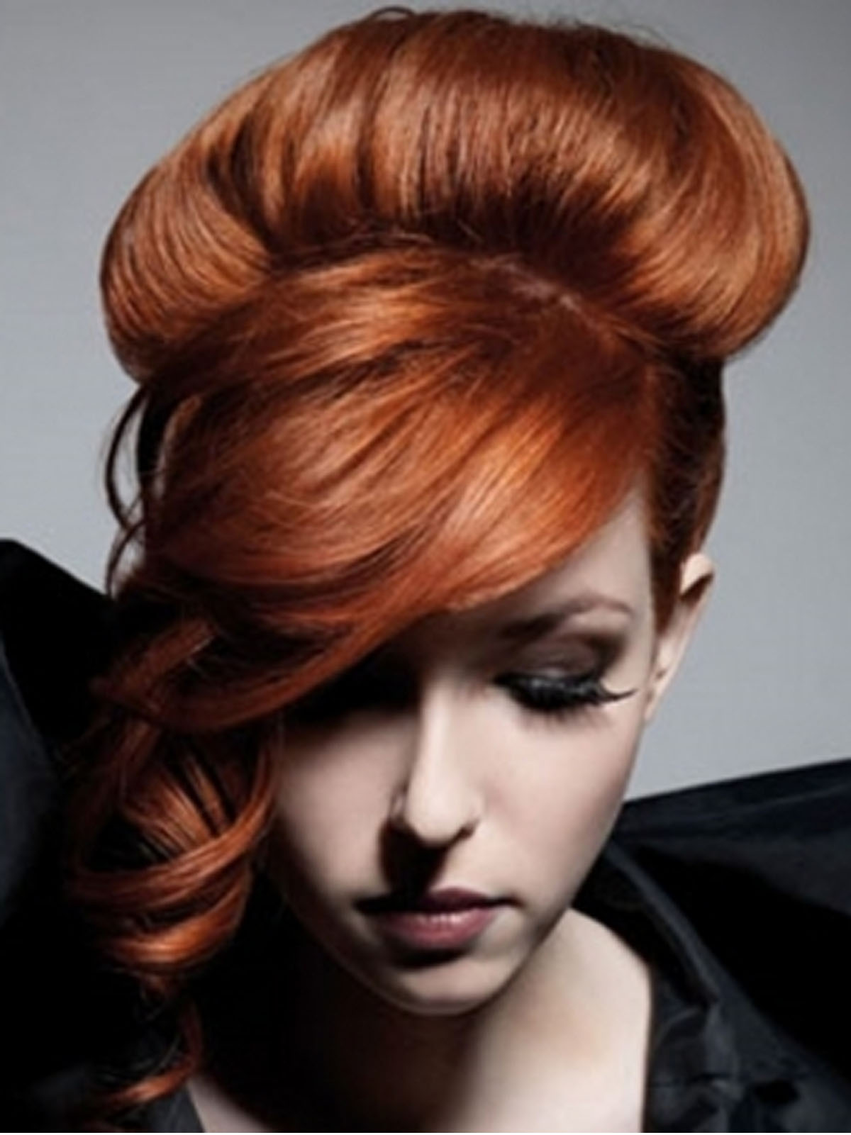 Hairstyle for Long Red Hair Color