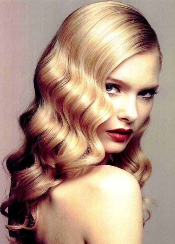 Retro Wedding Hairstyles For Long Hair