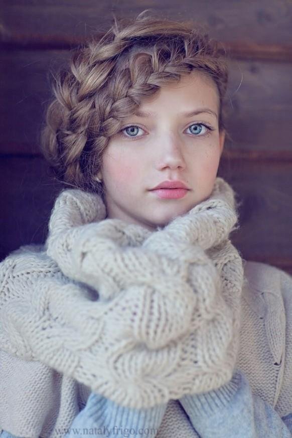 Vintage Winter Wedding Hairstyles