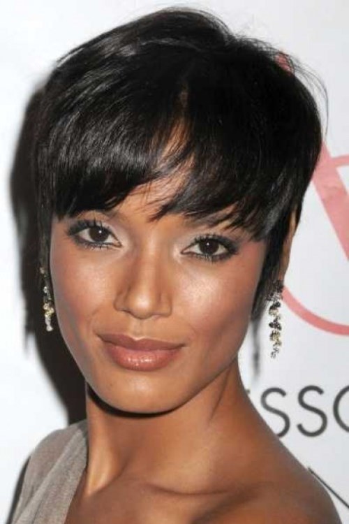 Layered Short Hairstyles for African Americans