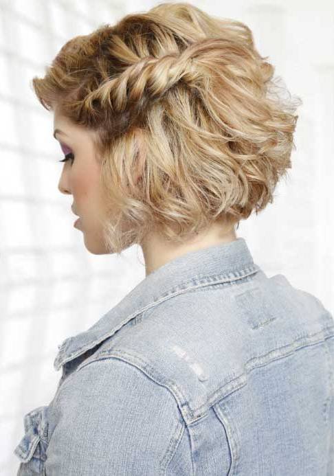 Simple Half Up Short Hairstyles