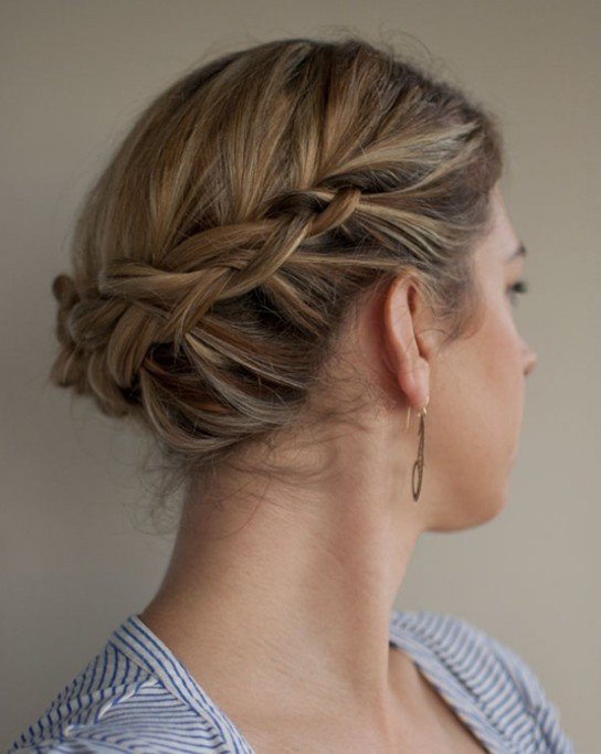 Updo Short Hairstyles For Girls