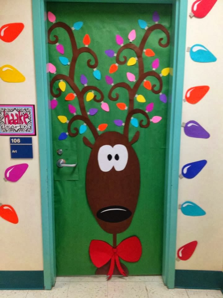 Awesome Christmas Classroom Door Decoration