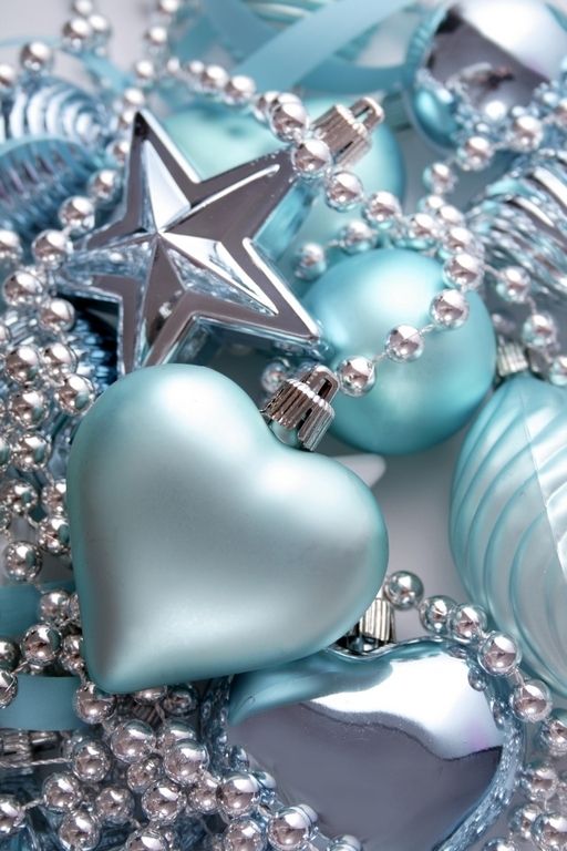 Blue Christmas Ornaments
