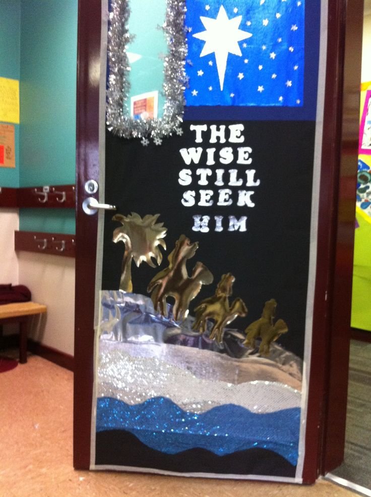 Christian Christmas Classroom Door Decorations