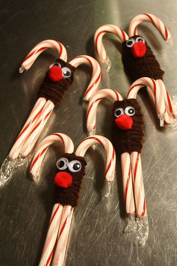 Christmas Candy Cane Reindeer