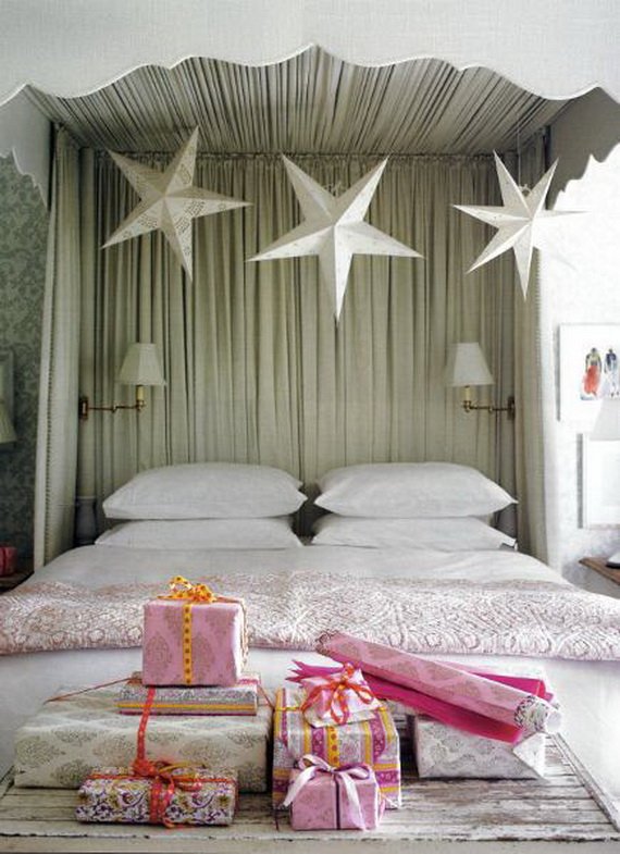 Elegant Bedroom Christmas Decorations