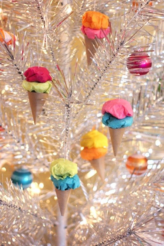 ice-cream-cone-paper-ornaments-diy