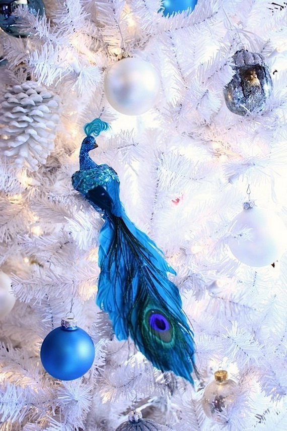 25 Blue Christmas Decorations Ideas - MagMent
