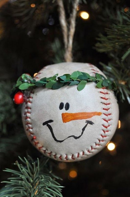 baseball-snowman-ornament