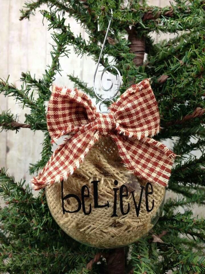 burlap-christmas-ornament-idea