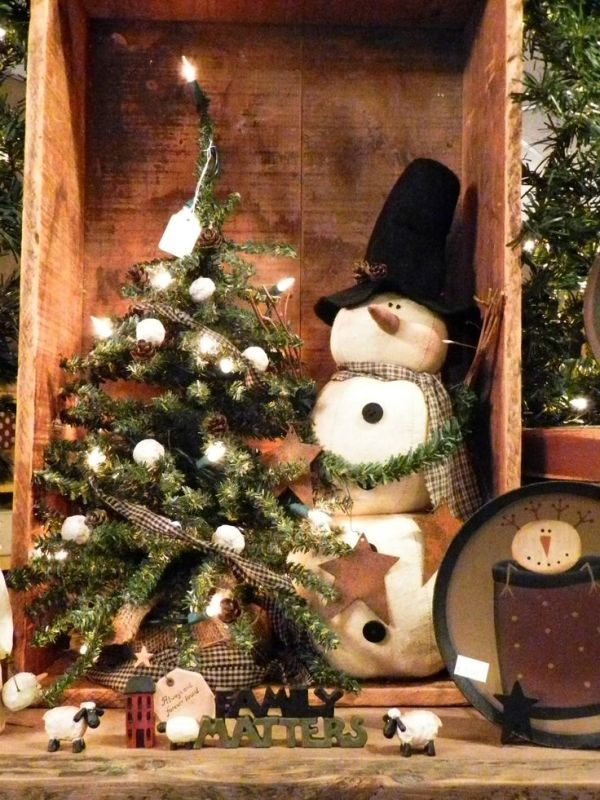 christmas-decoration-wooden-snowman-stand