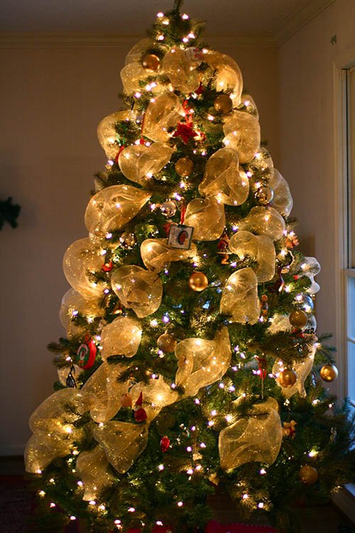 christmas-tree-with-mesh-ribbon