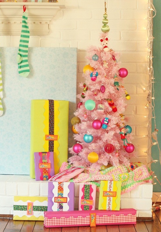 cool-pink-christmas-tree