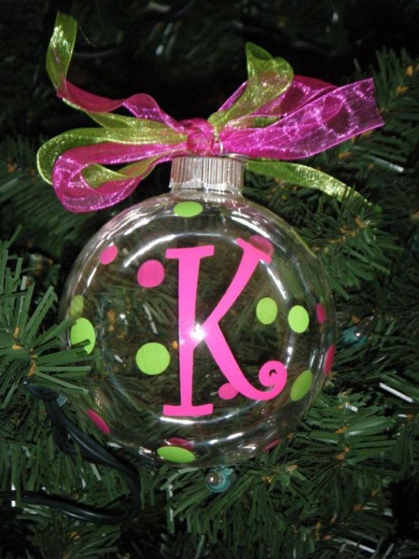 27 Spectacularly Easy Personalized Christmas Ornaments Ideas MagMent