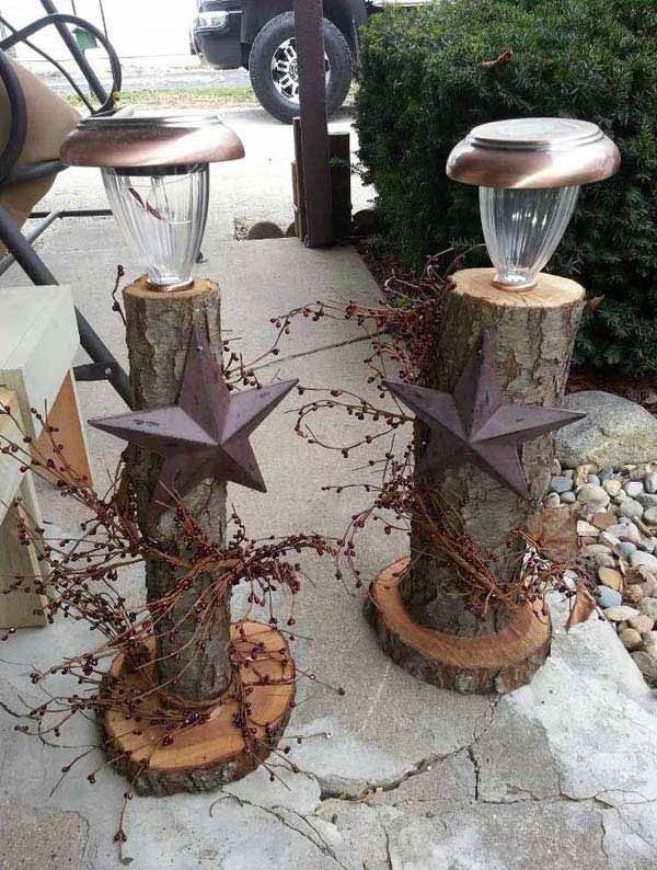 30 Cheerful and Cute Rustic Christmas Crafts Ideas - MagMent