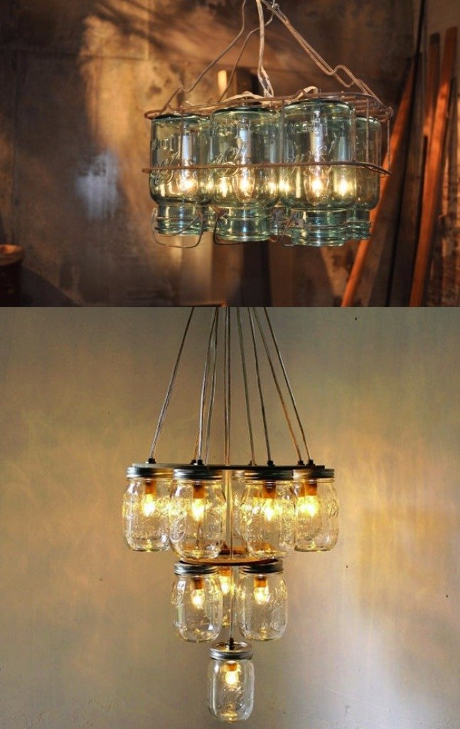 empty-mason-jars-for-a-beautiful-homemade-lamp