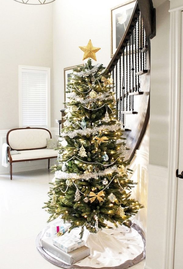 gold-christmas-tree-decorations-ideas