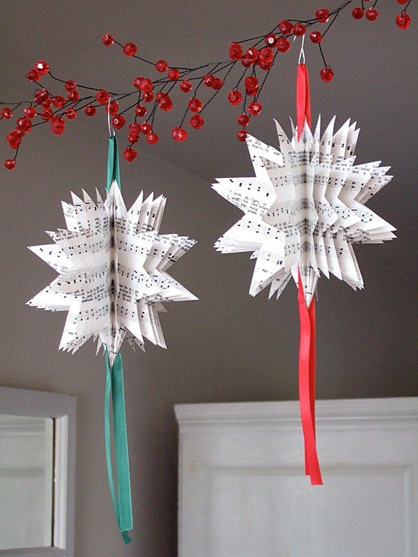 25 Easy Paper Christmas Ornaments You Can Make at Home  MagMent