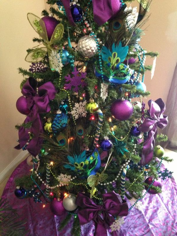 peacock-christmas-tree-decorating-ideas-2016