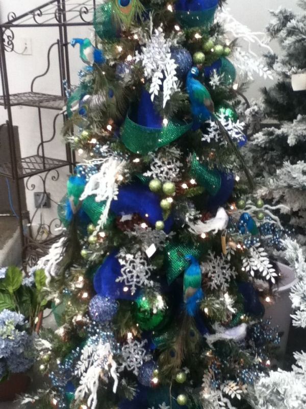 peacock-christmas-tree-decorating-ideas-for-2016