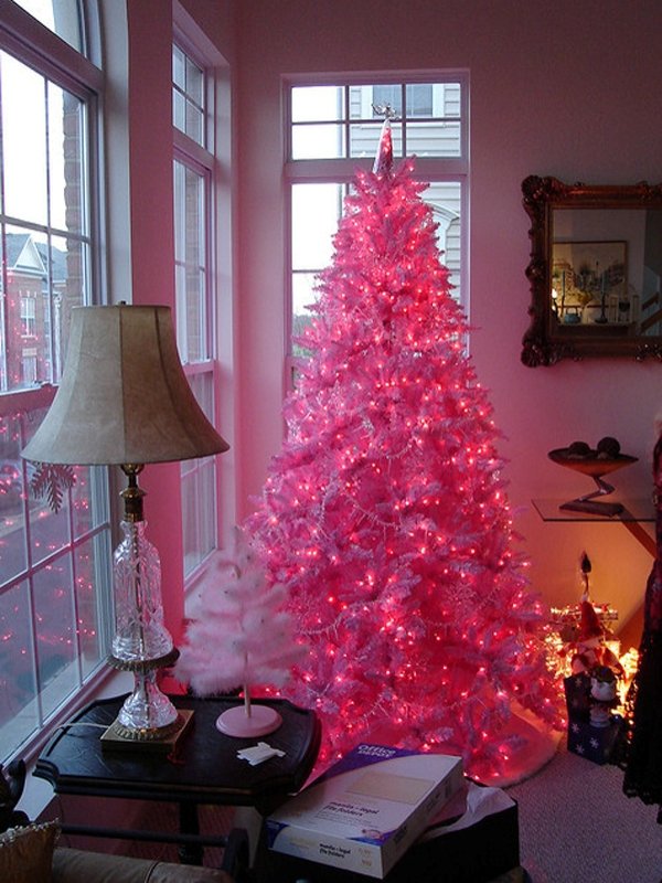 pink-christmas-tree-ideas-2016