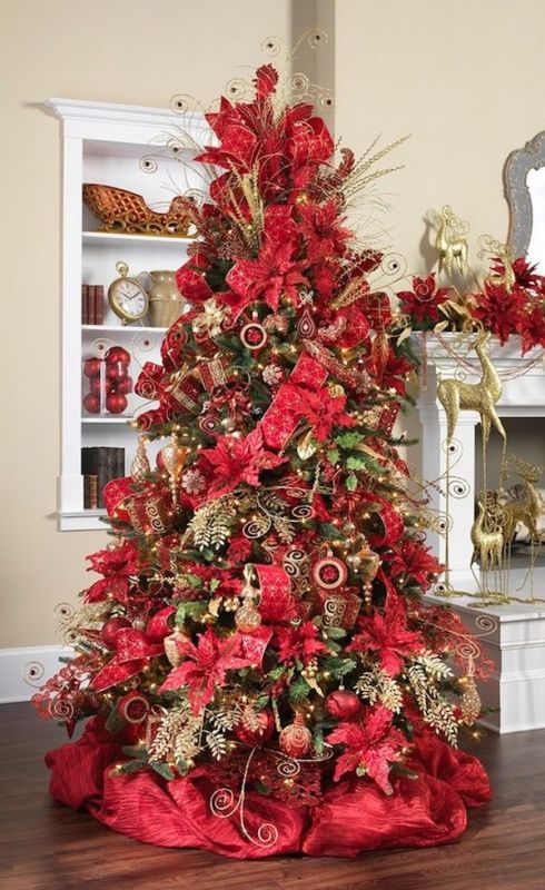 red-christmas-tree-ideas