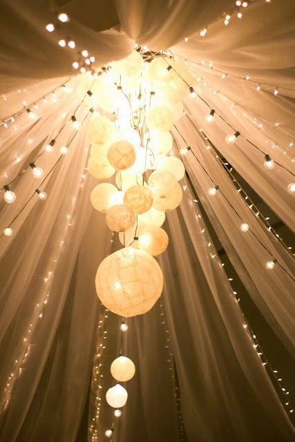 tulle-and-string-lights