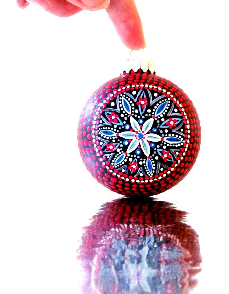 painted-christmas-ornament-festive