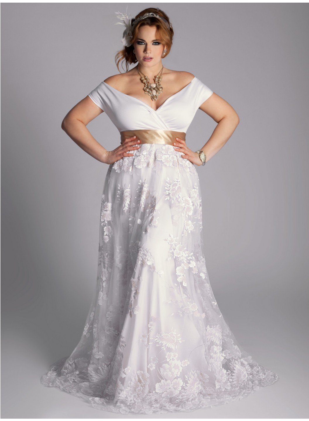 15 Plus Size Wedding Dresses To Make You Look Like Queen MagMent