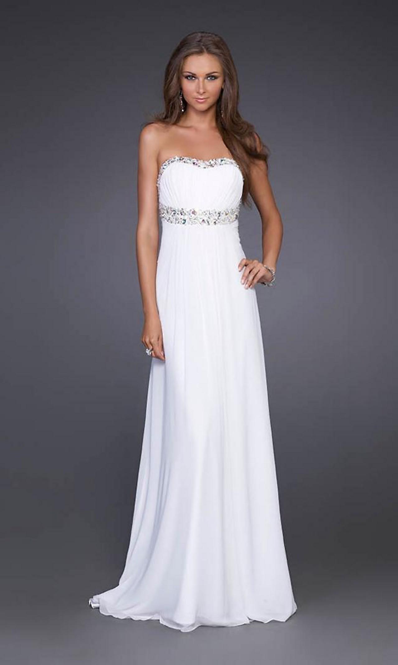 20 Beautiful White Prom Dresses Magment 3122
