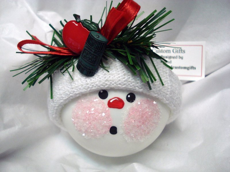 30 Brilliant Inspirations of Snowman Christmas Ornaments  MagMent